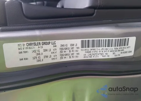 2014 Jeep Grand Cherokee Laredo z USA, uszkodzony, nr VIN 1C4RJFAG7EC477923